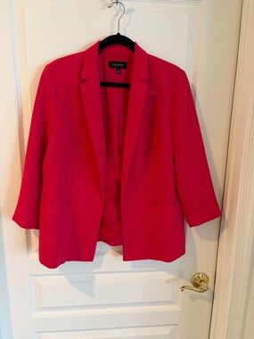 Talbots Vibrant Pink Tailored Blazer